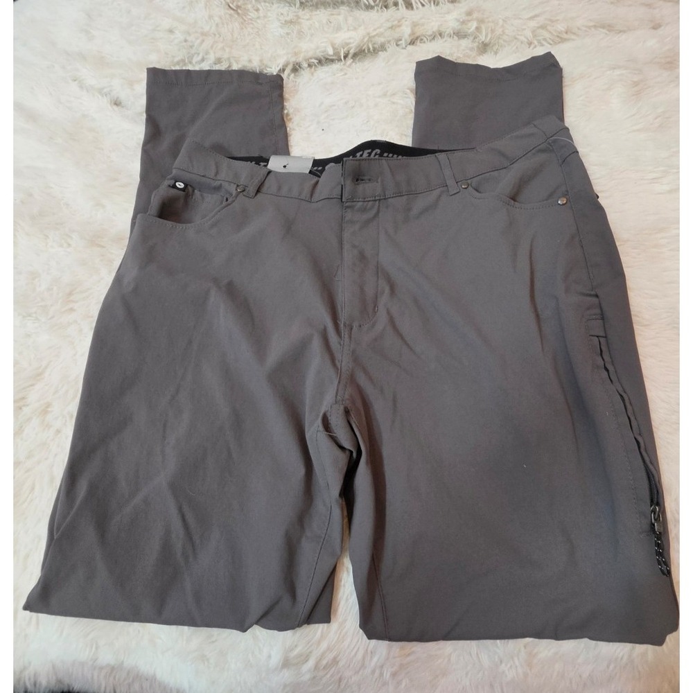 Hi-Tec Men's Performance Outdoor Hiking Utility Pants Gray Size 34x32 NWT - Picture 3 of 7